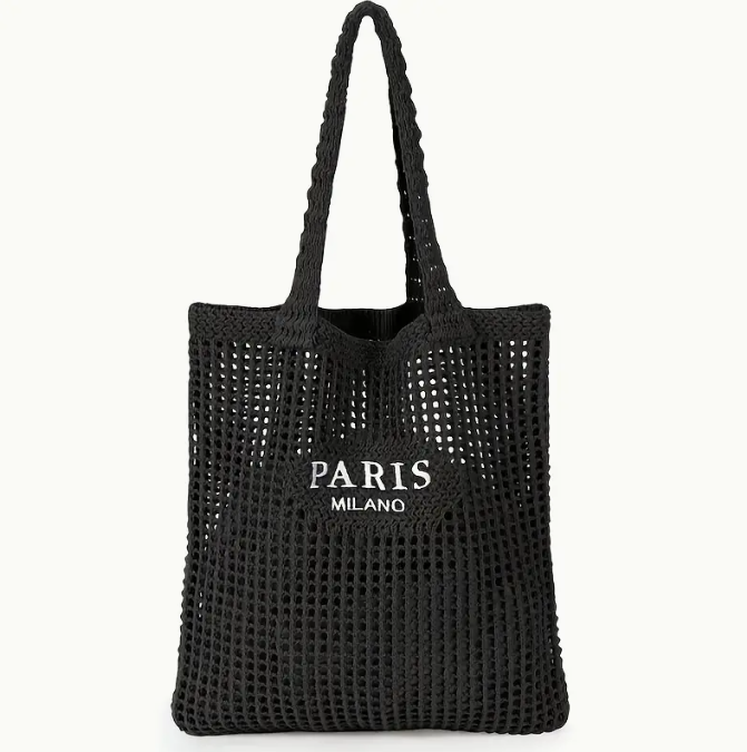 Sac filet en paille - Paris Milano