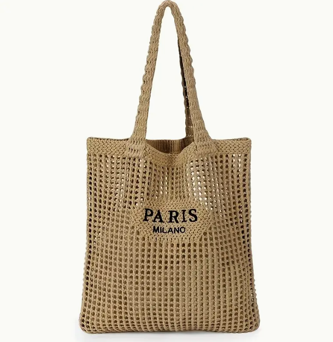 Sac filet en paille - Paris Milano